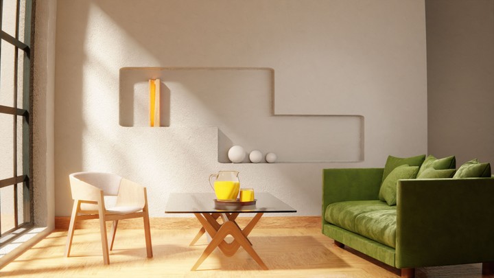 Minimalistický interiér